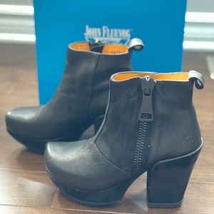 Fluevog Tinder Leather Platform Boot